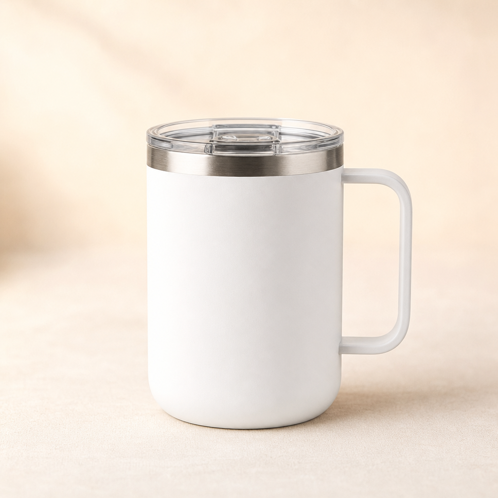 12oz SS Coffee Mug with Lid