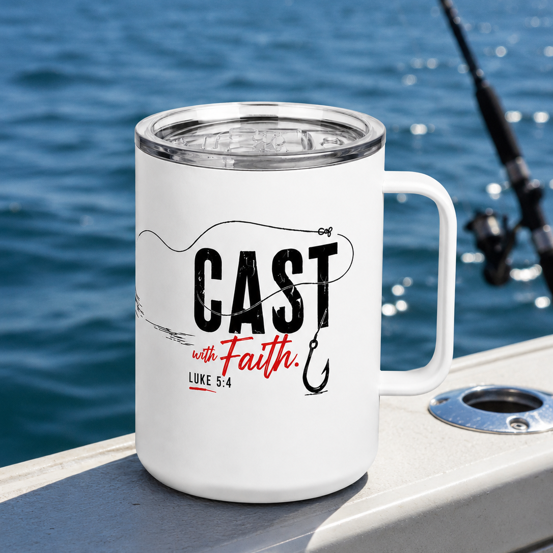 Cast with Faith SS mug front