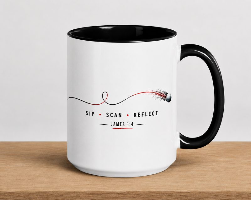 Play the Long Game mug back