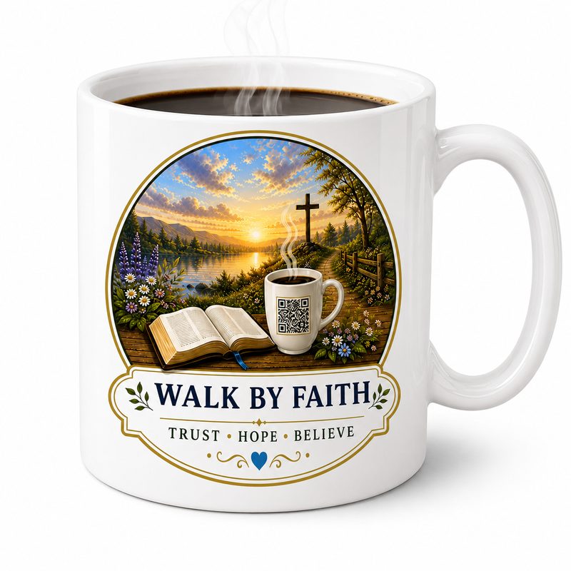 Walk By Faith mug front
